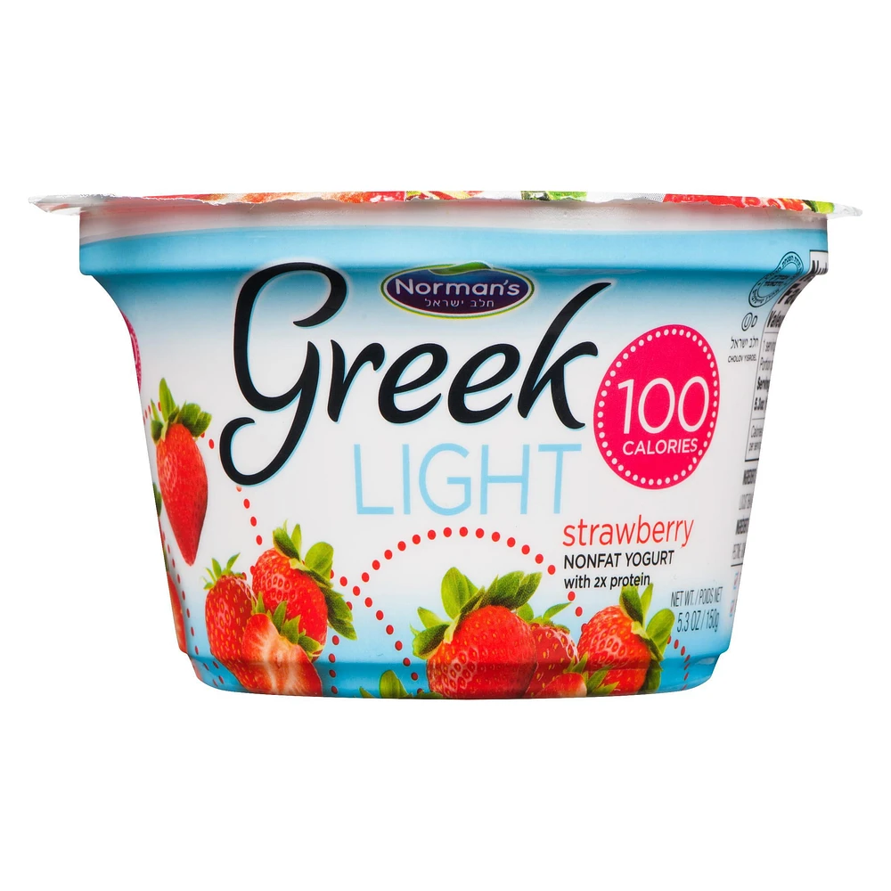 Norman's Greek Light yogurt Strawberry