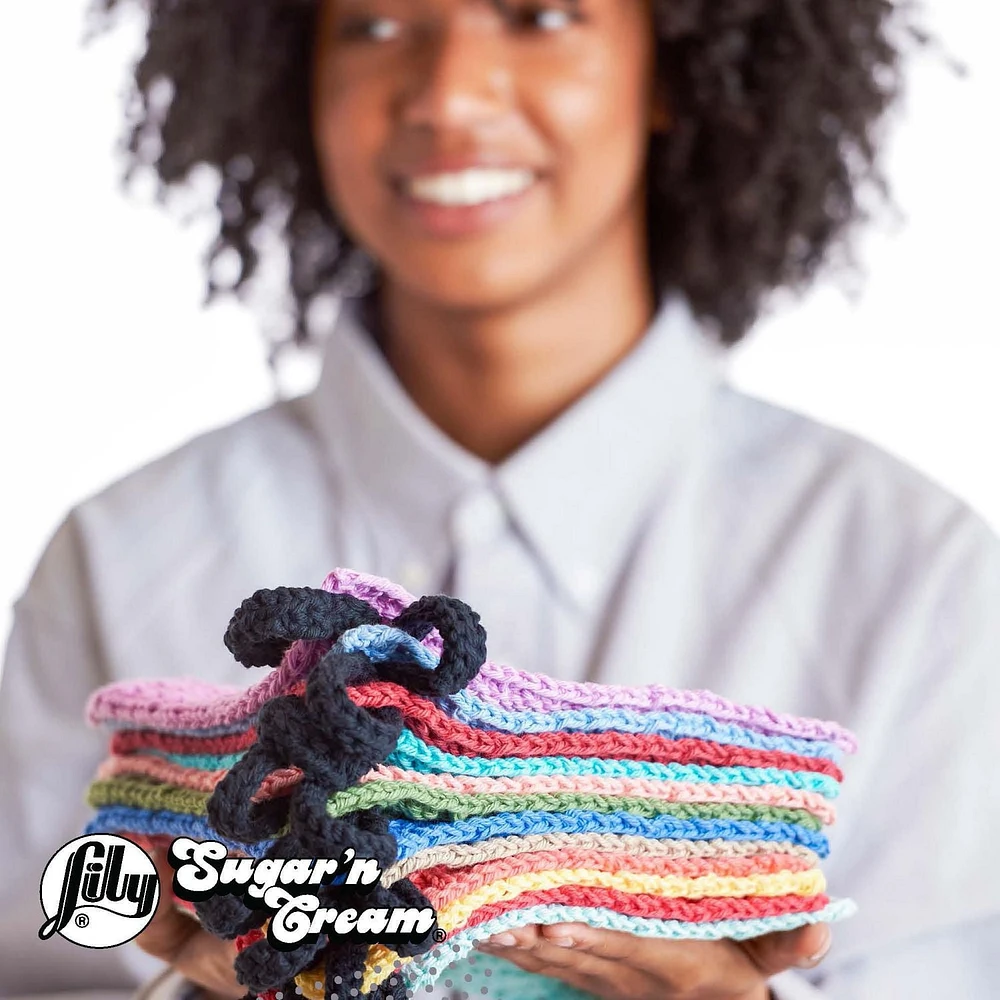 Lily Sugar'n Cream® Fil Super Taille Coton #4 Moyen, 4oz/113g, 200 Yards