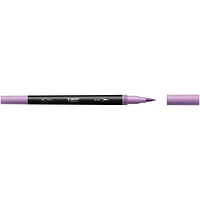 BIC Intensity Dual-Tip Colouring Felt Pens, (0.7 mm) Fine Tip and Flexible Brush in Assorted Pastel Tones, 6 Count, 6 Count