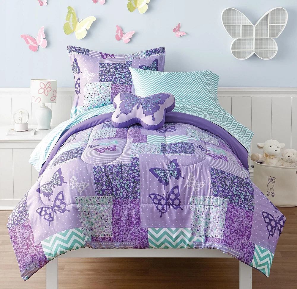 Parure de lit en Mainstays Kids à motif de papillon