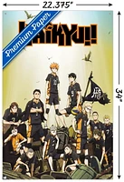 Haikyu!! - Key Art Wall Poster, 22.375" x 34" Framed