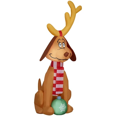 Christmas Inflatable Max with Scarf and Ornament