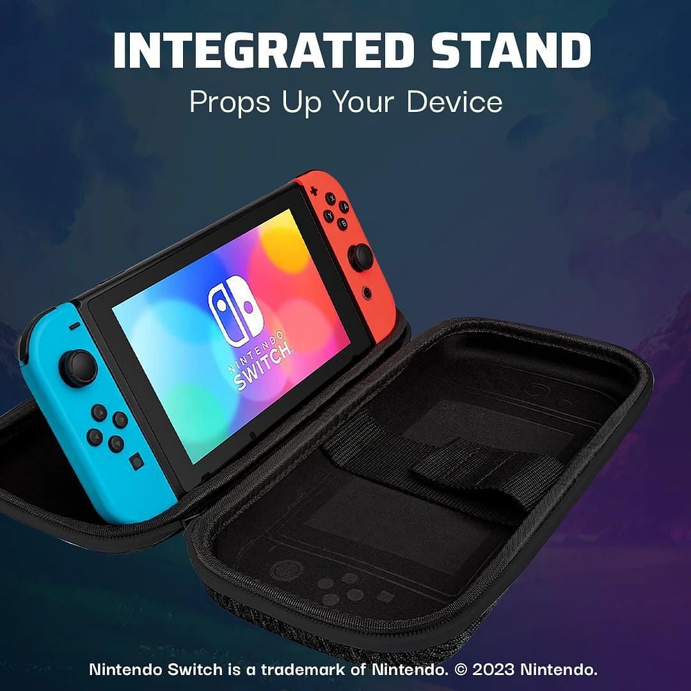 PDP REMATCH GLOW Controller & Travel Case GLOW Bundle: Sheikah Shoot For Nintendo Switch, Nintendo Switch Lite, Nintendo Switch - OLED Model