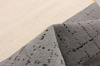 ECARPET Modern Area Rug for Dining Room, Living Room, Bedroom or Den Visby Black