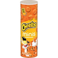 Cheetos Bites Minis Cheddar Cheese Flavoured Snacks - Canister, 102 g.