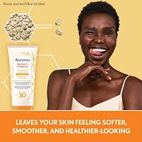 Aveeno Protect and Hydrate Face and Body Sunscreen SPF 30, Water and Sweat Resistant, Oxybenzone Free, 88mL, 88 mL