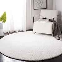 SAFAVIEH August Carlene Solid Plush Shag Area Rug
