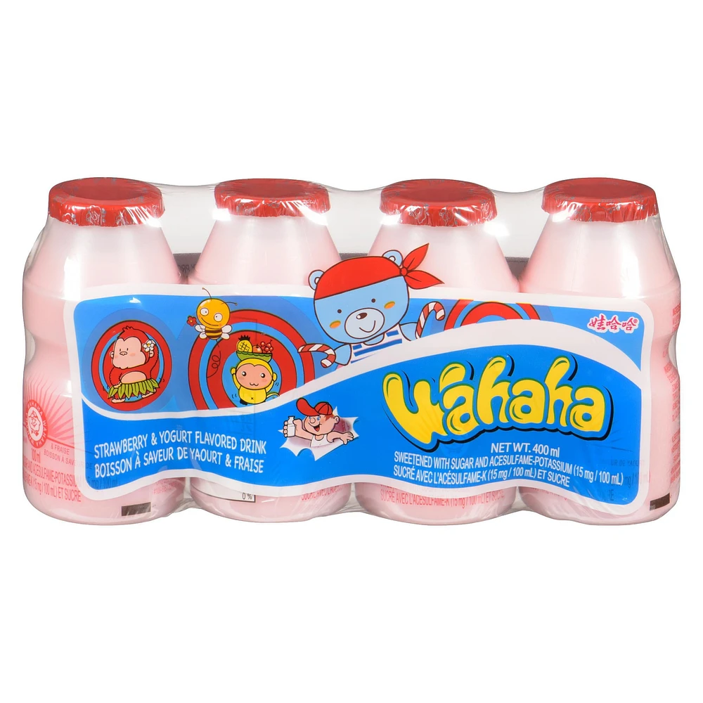 Wahaha Yogurt Drink Strawberry Flavour Drink, Wahaha Strawberry Yogurt Drink