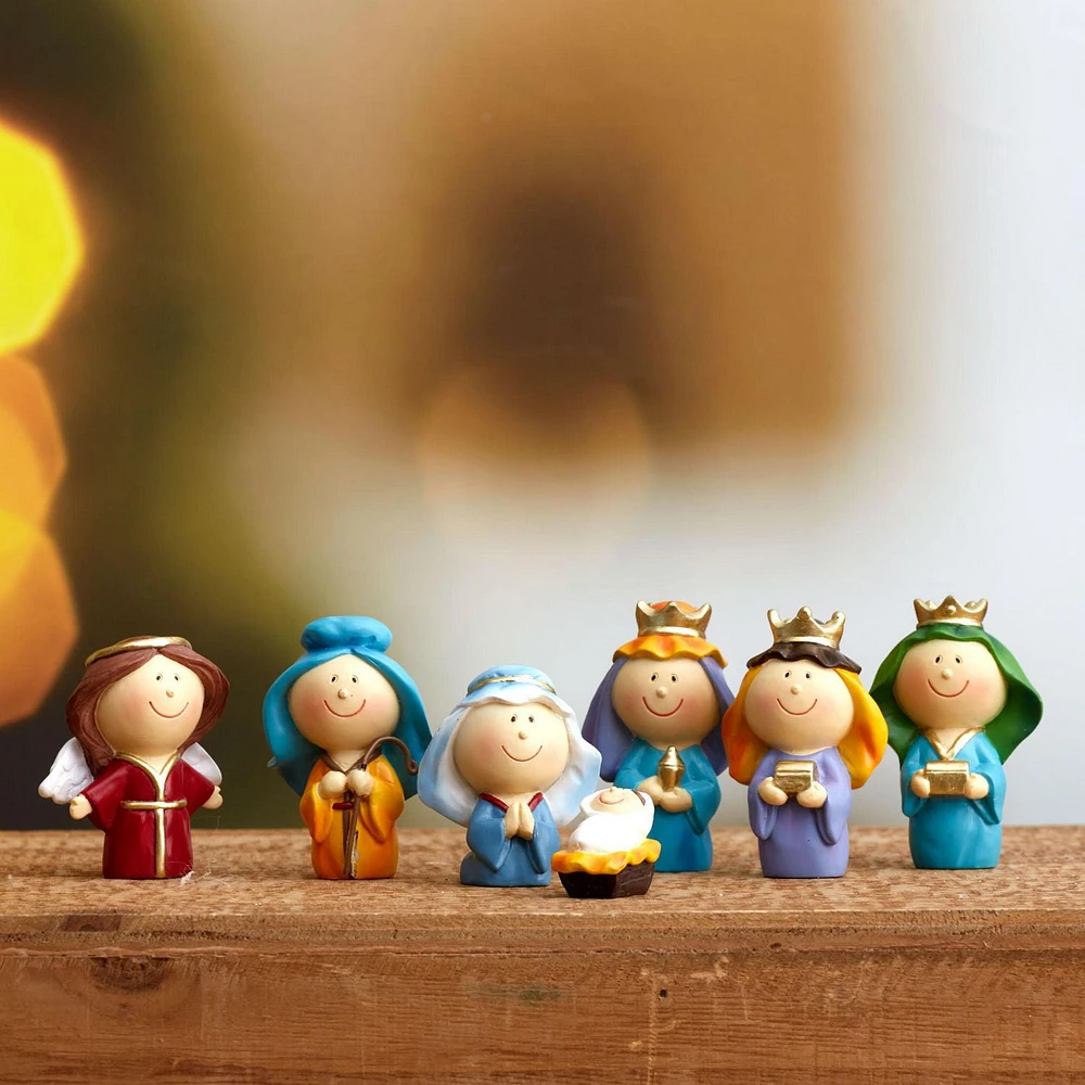 Ensemble pour crèche de Noël pour enfants Holiday Time