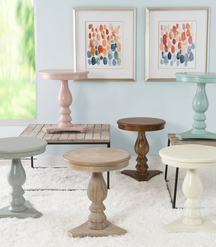 Table d'appoint Burnette, Noisette