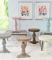 Table d'appoint Burnette, Noisette