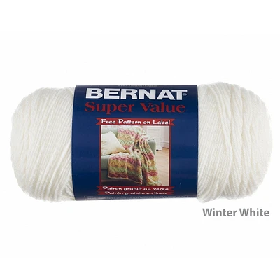Bernat® Super Value™ Yarn, Acrylic #4 Medium, 7oz/197g, 426 Yards