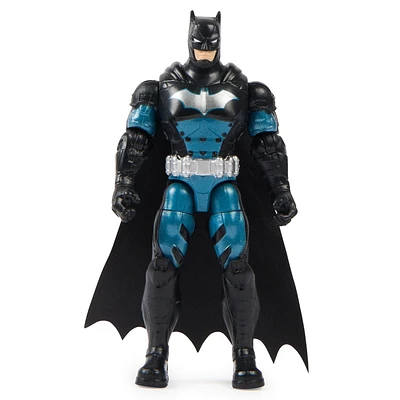 DC Comics, Figurine articulée Batman de 10 cm avec 3 accessoires mystère, Jouets Batman pour garçons et filles à partir de 3 ans