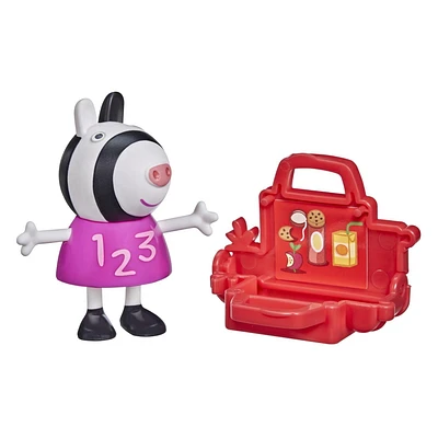 Peppa Pig Peppa’s Adventures figurines Peppa et ses amis, jouet préscolaire, figurine Zoë Zebra, dès 3 ans