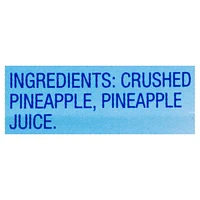 Dole Crushed Pineapple in Pineapple Juice, 398 mL