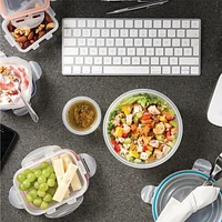 Starfrit LocknLock Easy Match 6-Piece Lunch Set, Nestable and stackable