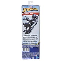 Marvel Spider-Man : Titan Hero Series - Figurine de super-héros Black Suit Spider-Man de 30 cm, jouet génial pour enfants, à partir de 4 ans