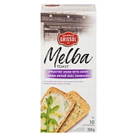 Boulangerie Grissol Melba Toast Sprouted Grain with Seeds, Dare, Pack of 10, 350 g