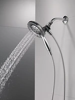 Pomme de douche et douchette à main Peerless 2-en-1 à 4 réglages en chrome Douche 2 en 1 à 4 réglages