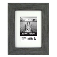 Cadre photo Tinta feutré à gris foncé Texturé gris