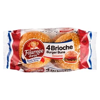 Le Fournée Dorée Burger Buns Brioché avec Sésame Brioche Burger Bun sesame