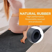 Tapis de yoga en caoutchouc PU imprimé