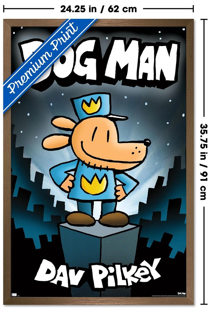 Dog Man - Book Cover (2016) Wall Poster
