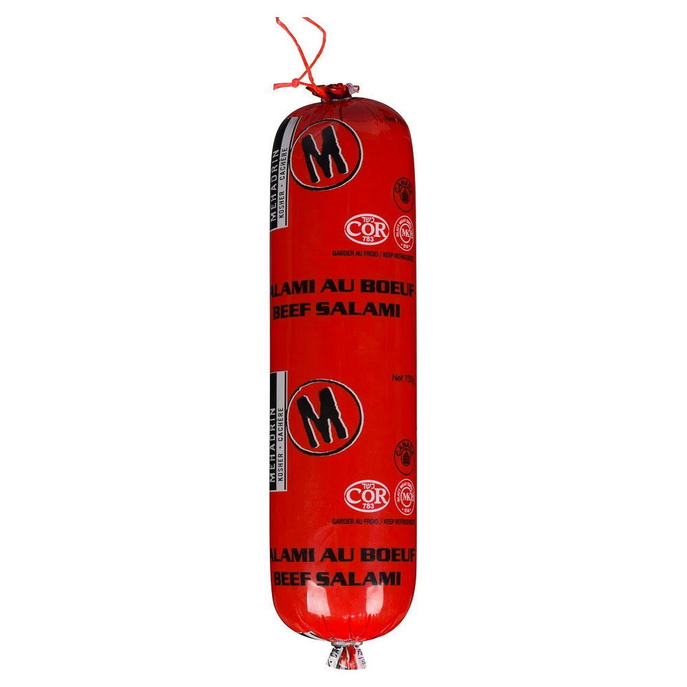 Mehadrin Kosher Beef Salami, 750 g