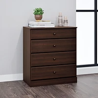 Prepac Astrid Espresso 4-Drawer Dresser