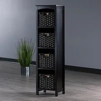 Terrace 5pc Storage Shelf with Baskets Set