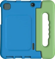 onn. Universal Protective Tablet Case for Most 7 - 8 in. Tablets - Blue/Green, 8 ft. Drop Protection