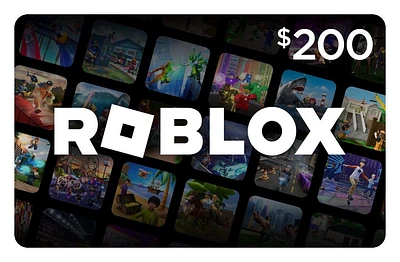 Roblox $200 eGift Card [Includes Free Virtual Item] [Redeem Worldwide]