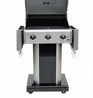 Kenmore - Gril à gaz sur pied à 3 brûleurs - Noir