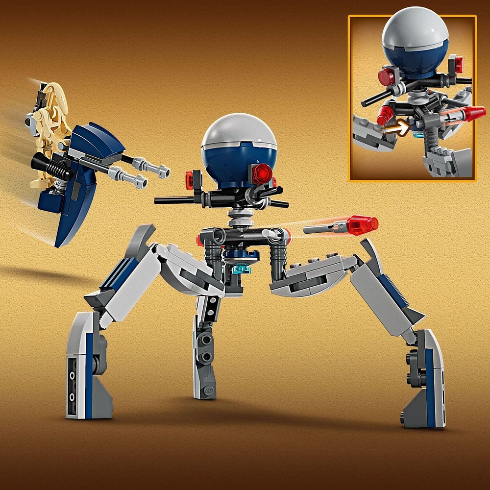 LEGO Star Wars Clone Trooper & Battle Droid Battle Pack 75372 Ensemble de construction (215 pièces) Comprend 215 pièces, 7+ ans