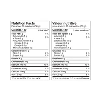 Great Value Naturally Flavoured Garlic Parmesan & Herb Pita Crackers, 142 g