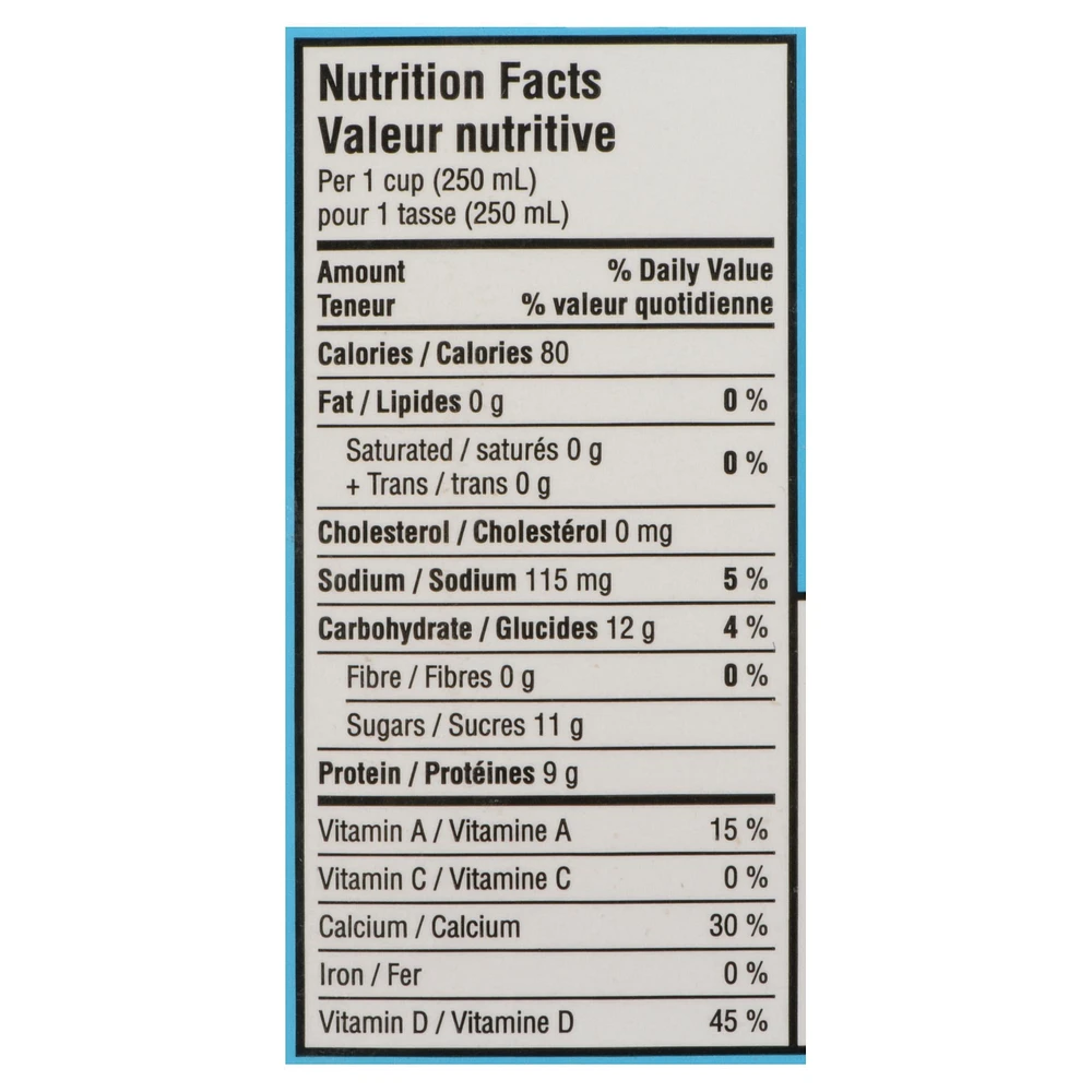 Lait écrémé 0 % Northumberland 2 L plastique