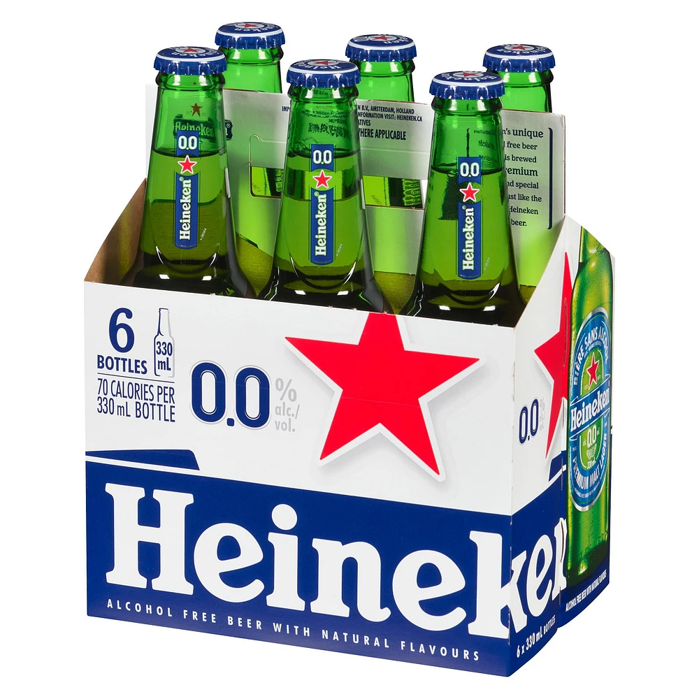 Heineken 0.0 Bottles, Heineken 0.0 Btl 330ml NonAlc