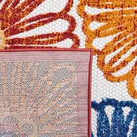 SAFAVIEH Cabana Aria Tapis Floral Extérieur