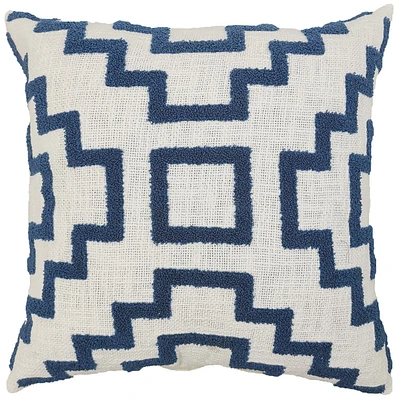 hometrends Coussin Décoratif Iris Iceberg