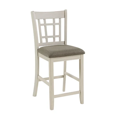 Topline Home Furnishings Classic Counter-Height Chairs (Set of 2)