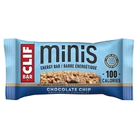 CLIF BAR, Mini Chocolate Chip Energy Bar, 70% Organic Ingredients, No Artificial Flavours, 28 g (Pack of 10)
