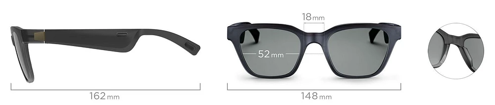 Bose Frames Bluetooth Audio Sunglasses, Alto, M/L