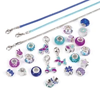 Make it Real Halo Charm Bracelets: True Blue