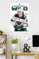 NHL Minnesota Wild - Kirill Kaprizov Feature Series 23 Wall Poster, 22.375" x 34"