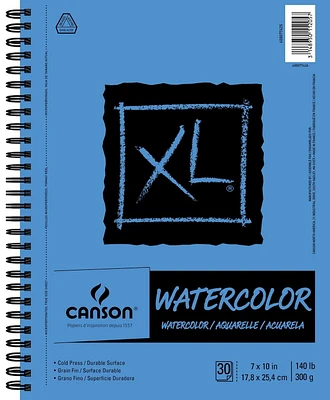 Carnet pour aquarelle, 7 po x 10 po