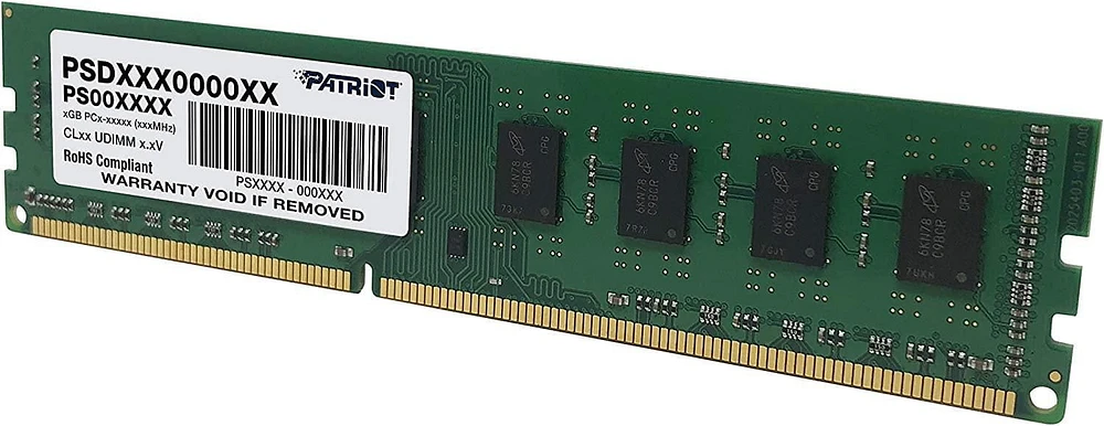 PATRIOT Memory Signature Line DDR3 4GB (1x4GB) UDIMM Frequency PC3-12800 (1600MHz) 1.5 Volt - PSD34G16002 (PSD34G16002)