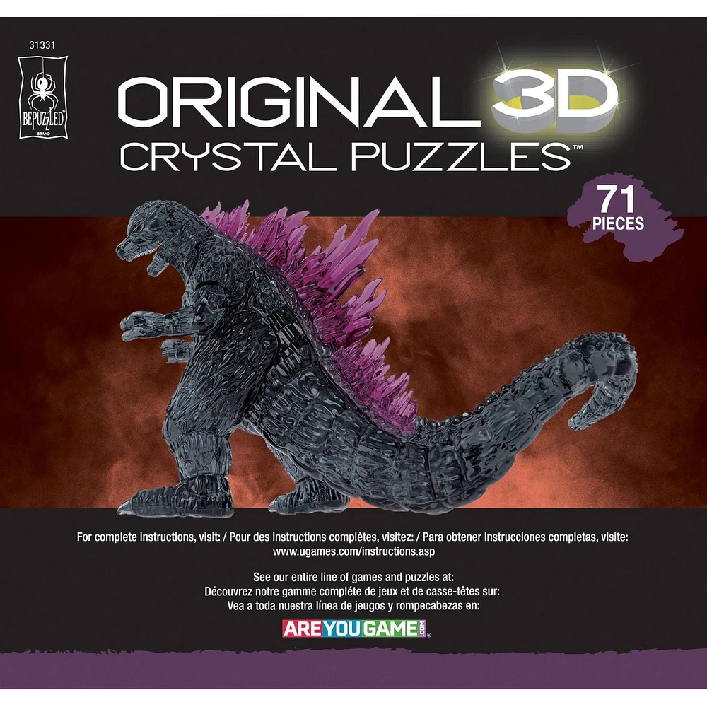 Godzilla 3D Puzzle en Cristal Ultra Deluxe