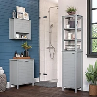 RiverRidge® Home Madison Collection 22.88-inch W x 19.88-inch H x 7.88-inch D 2-Door Wall Cabinet in Gray