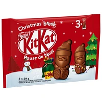 Holiday Milk Chocolate Santas, 87 g