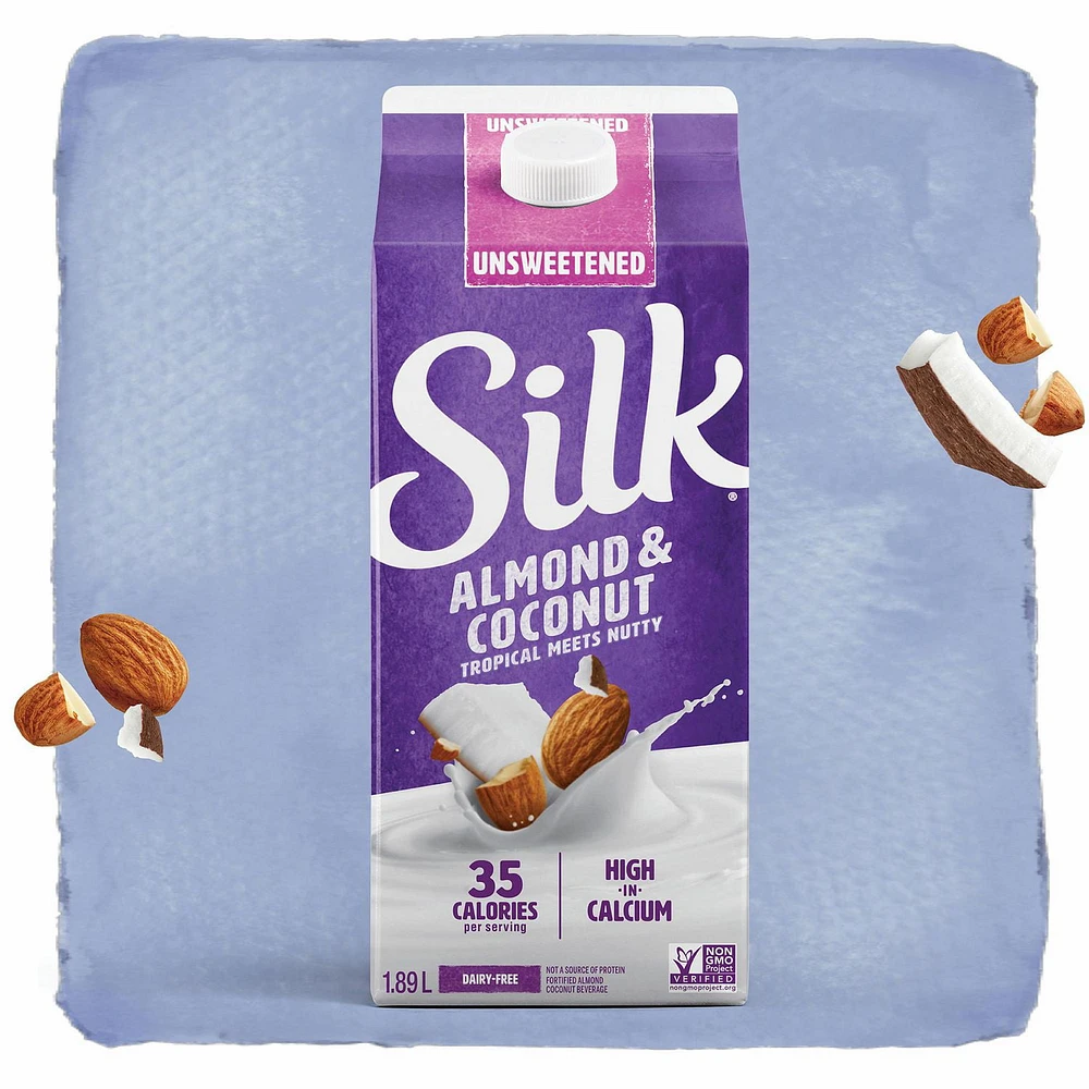 Silk Almond Coconut Blend Milk Alternative, Unsweetened, Dairy-Free